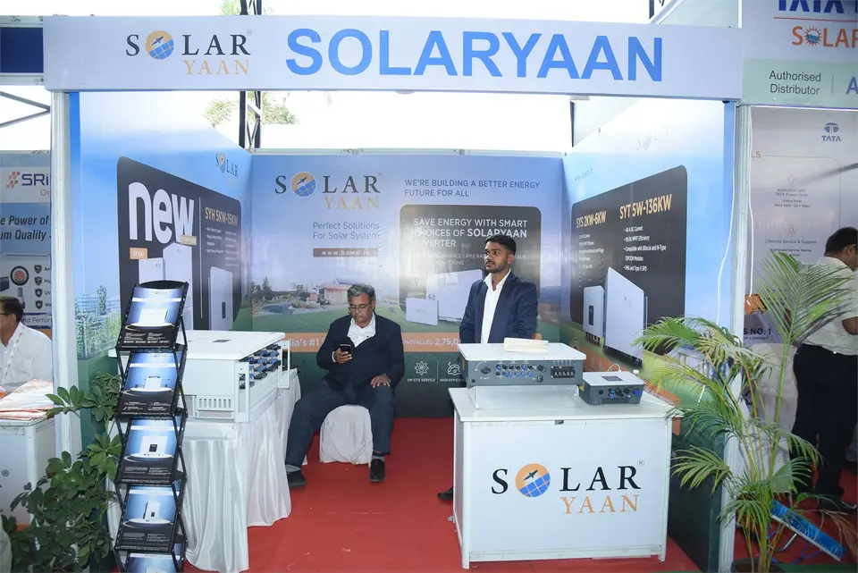 Electric vehicle showcase at Maha Expo