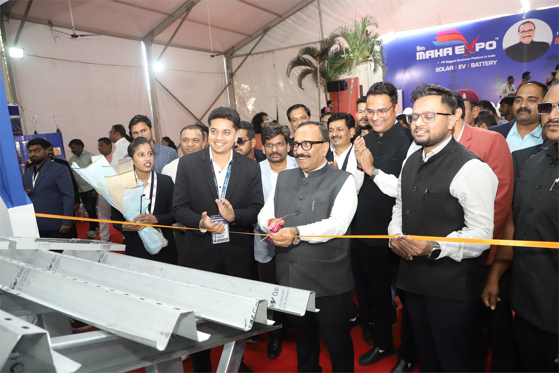 Ribbon-cutting inauguration at Maha Expo